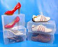 clear shoe boxes/PP shoe boxes 