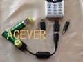 USB可充电电池(1450mAH, AA size)  3
