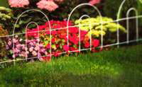 Garden netting fence