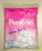 50pcs cotton balls with 50gram