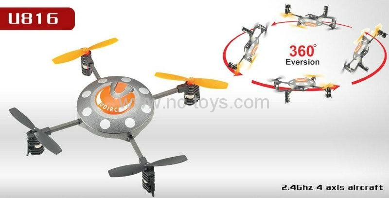 U816A 2.4Ghz RC 4Ch 4-axis ufo quadcopter with 3-axis gyro with EPP protection 3