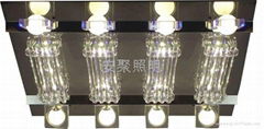 LED crystal ceiling lamp