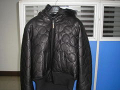 The ladies lamb skin jacket