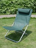 Deck chair with headrest