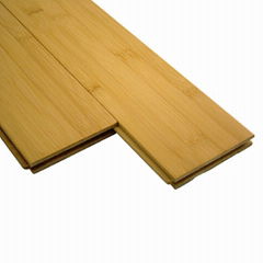 Natural horizontal bamboo flooring