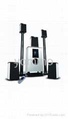 5.1 channel hi -fi home theater system speaker