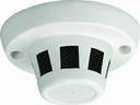 Smoke detector hidden camera