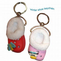 keychain with clog shoe