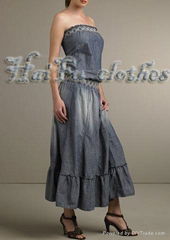 Faded medium dress