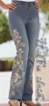 Embroidery jeans