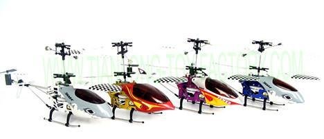 Agilely Glider Alloy Mini 3CH RC Helicopter  3