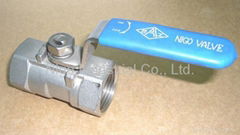 1 piece Stainless Steel Ball Valves