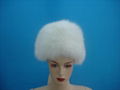 white fox hat