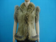 fur&leather dual purpose raccoon frilling