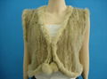 Rabbit fur knitted coat 3