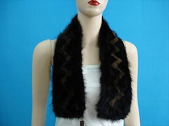 mink scarf