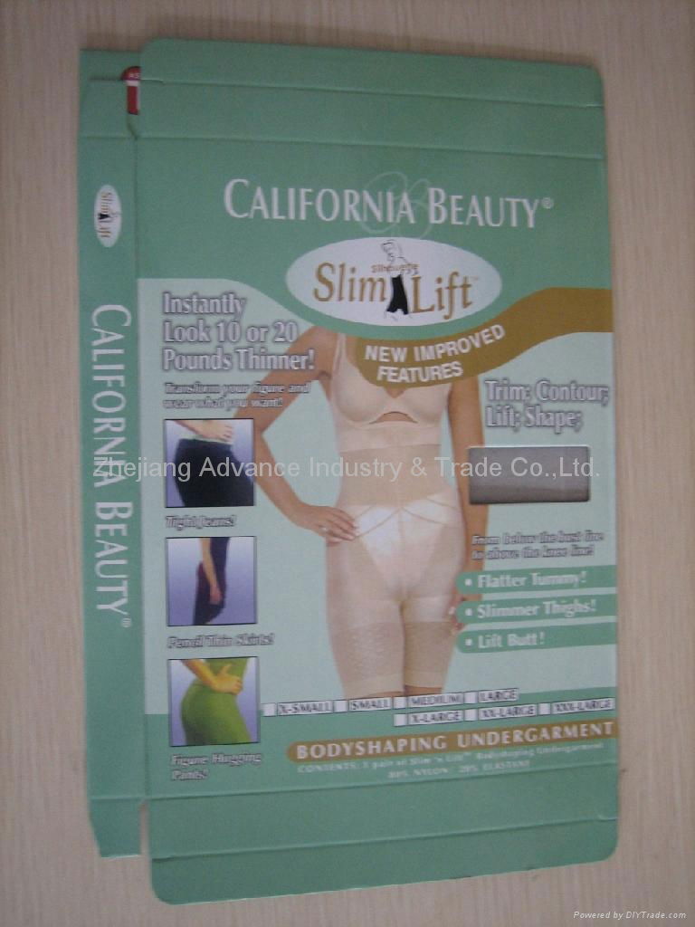 Slim n lift Underwear Full Body Shaper with Strap Beige and black 4