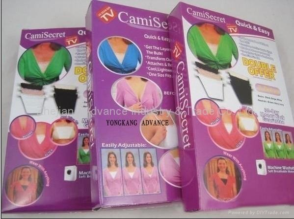 Cami Secret Clip-on Cami Women's Seamless Bra Double Offer 3 Color 3