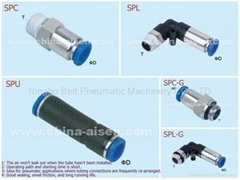 Stop pipe joints,Pneumatic Components, one-way fittings