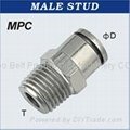  G-thread One touch tube fittings,metal push in fittings,pneumatic components,pi 2