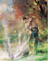 high quality oil paintings--impressional people 1