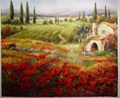 good quality oil paintings-garden 1