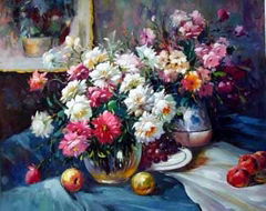 high quality oil paintings-still life