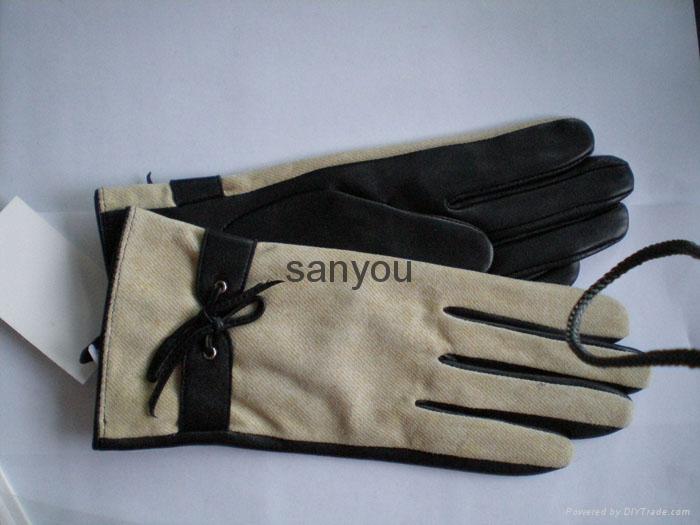 Fashion leather glove