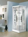 Bathroom，showerroom,bathtub,panel,glassbasin 1