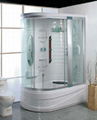 Bathroom，showerroom,bathtub,panel,glassbasin 1