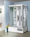 Bathroom，showerroom,bathtub,panel,glassbasin 1