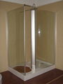 Bathroom，showerroom,bathtub,panel,glassbasin 1