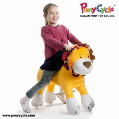 PonyCycle ride on plush animal toy