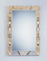 Wooden Engraved Art Mirror