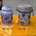 Ceramic Sealed Jars Set/2 1