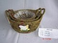 grass and rattan flowerpot baskets for gardening 1