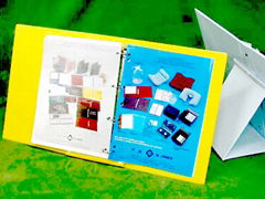 Catalog display binders, Upright binders, Landscape binders