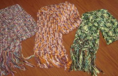knitting scarf