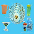 Melamine Plates and Bottles 1