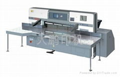 SQZK2200DH touch screen double worm wheel paper cutting machine