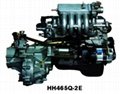 HH465Q-2E 4-stroke water-cooled.SOHC.in-line.4 speed,4x2front drive.2-valve