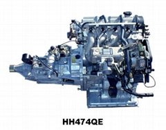 HH474QE 4-stroke water-cooled.SOHC.in-line.4 speed,4x2rear-drive.4-valve