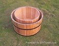 Wood Flower Pot