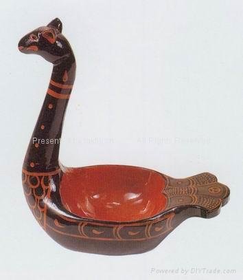 Chinese Antique Handicraft Lacquerware (Duck-Shaped Ladle)