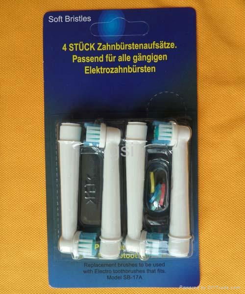 electrical toothbrush head with neutral packing 