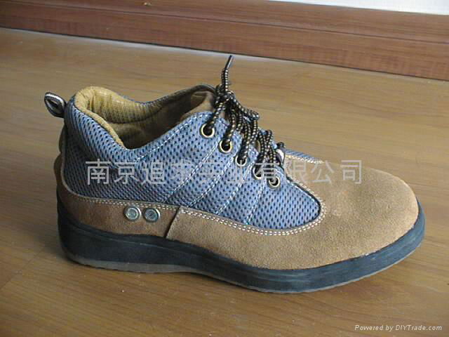 Breatheable style safety toe-cap shoes