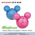 mickey shape portable speakers 1