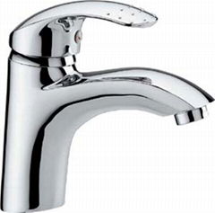 Single hole basin faucet