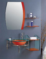 Glass vanity