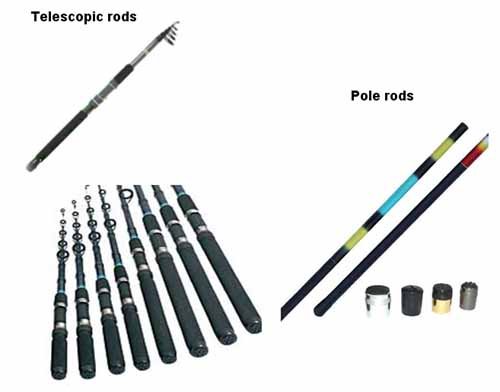 telescopic rod and pole rod